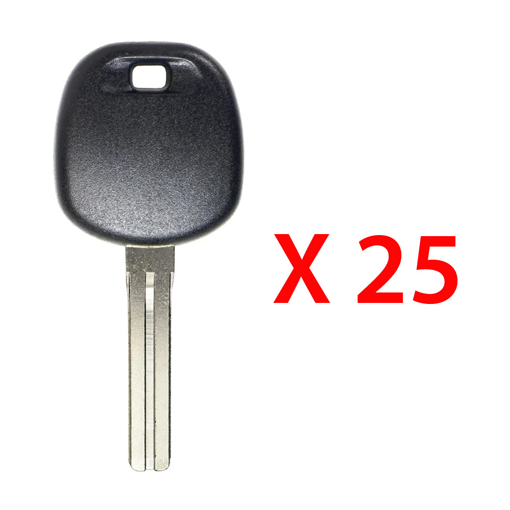 2016 - 2019 Toyota Scion Transponder Key Blank - 4D74 "H" Chip - TOY48H-PT (25 Pack)