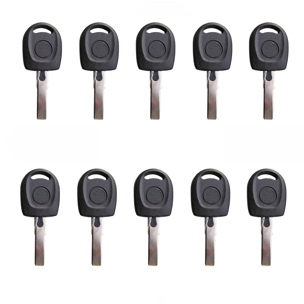 2000 - 2007 Volkswagen Transponder Key - ID48 Chip - HU66T6 (10 Pack)