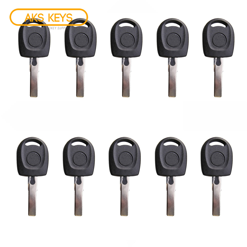 2000 - 2007 Volkswagen Transponder Key - ID48 Chip - HU66T6 (10 Pack)