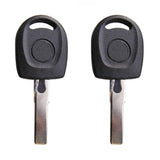 2006 - 2016 Volkswagen Transponder Key - ID48 CAN Chip - HU66T24 (2 Pack)