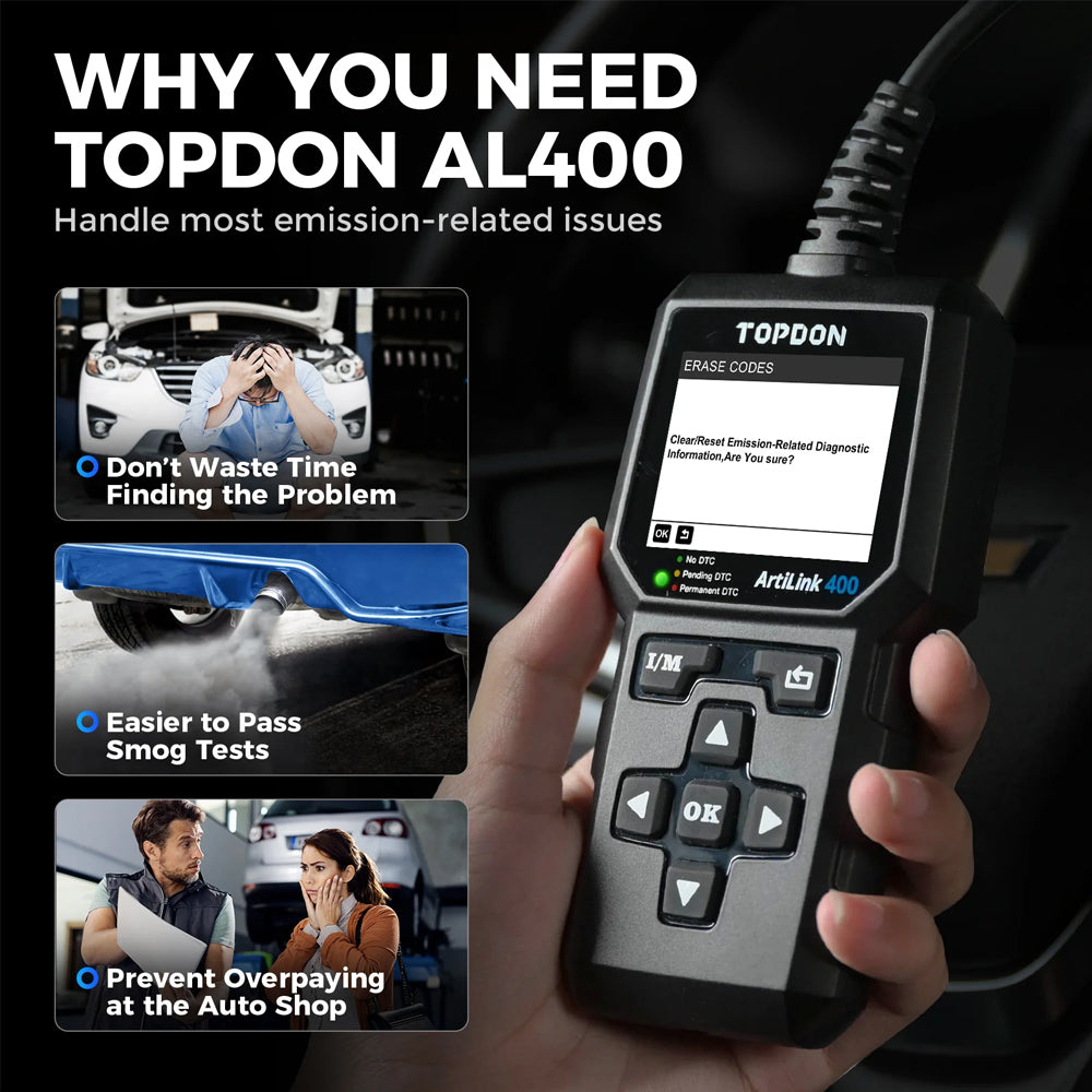 TOPDON ARTILINK 400 - OBDII Diagnostic Scan Tool