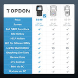 TOPDON ARTILINK 500 - OBD2 Diagnostic Tool with Advanced Features