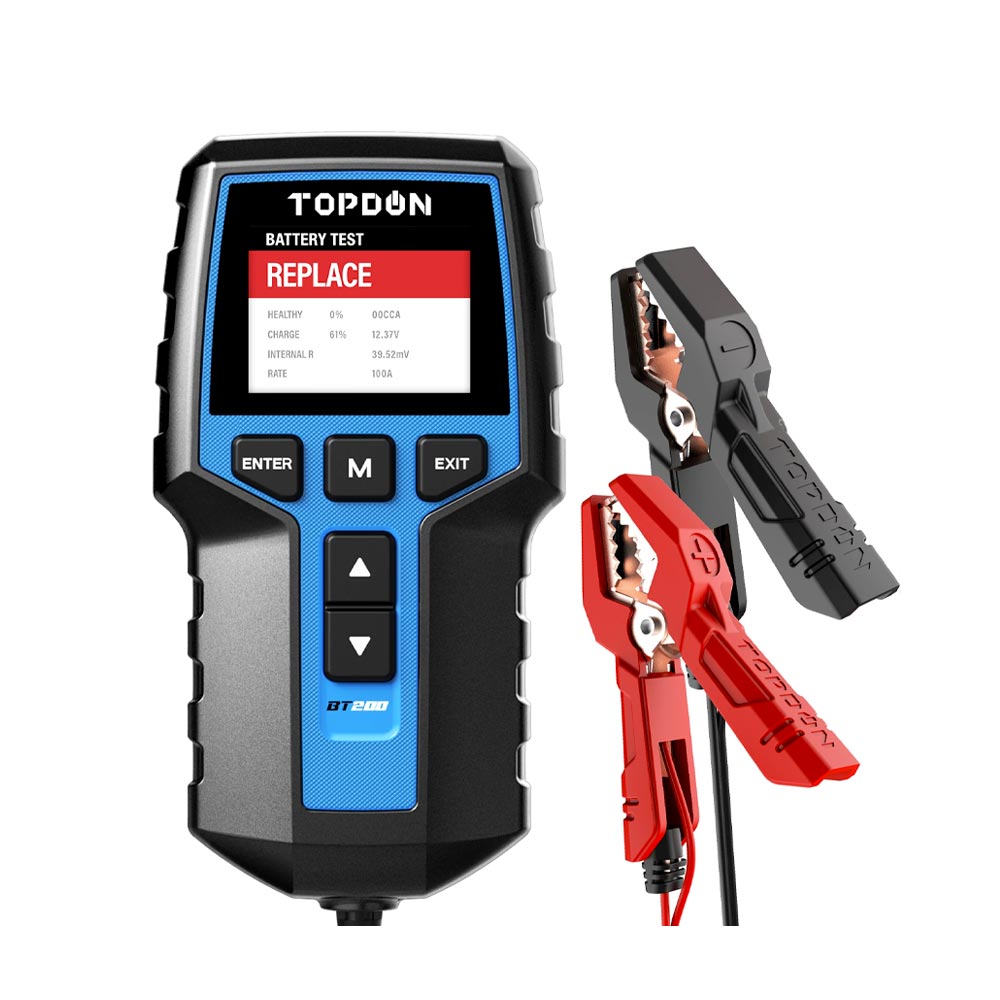 TOPDON BT 200 - Professional-level Battery Starting and Charging System Tester for 12V & 24V Batteries