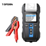 TOPDON BT 300P - 12V Lead-acid Vehicle Battery Tester with a Built-inPrinter