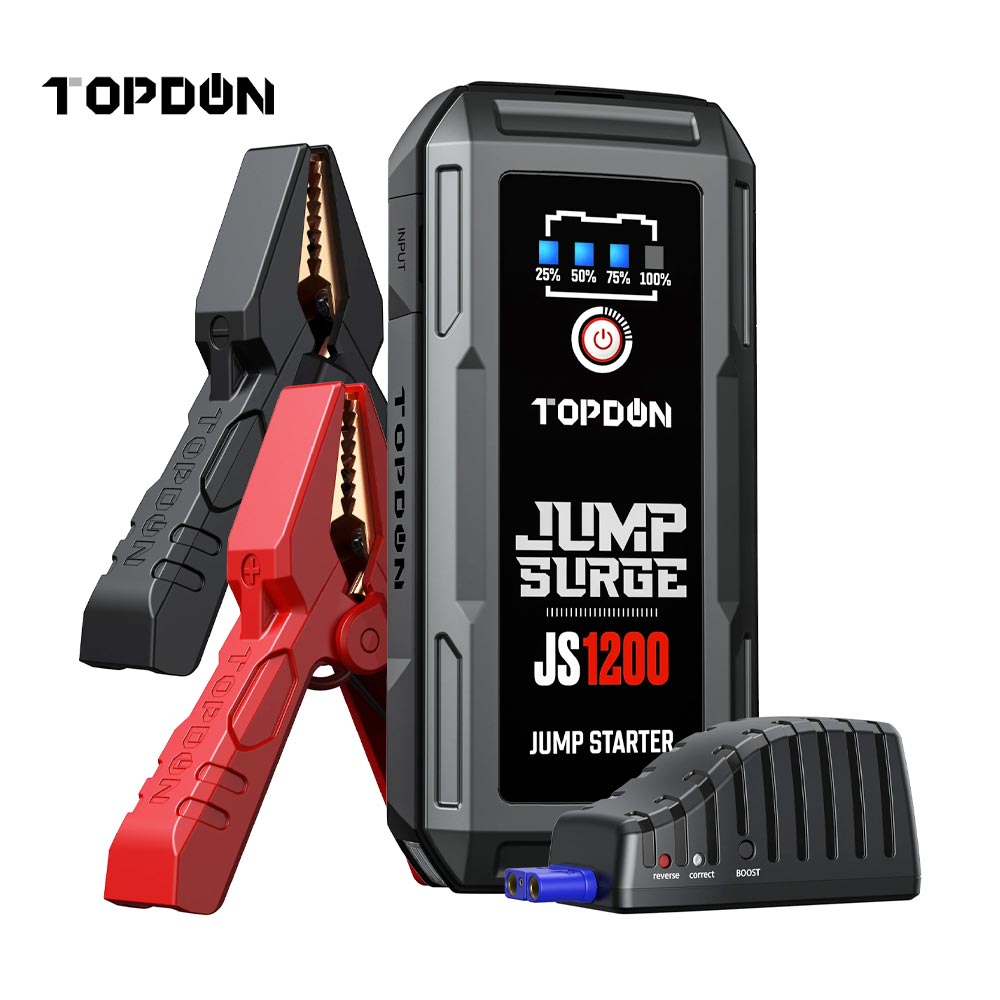 TOPDON JUMPSURGE 1200 Power Bank and Jump Starter for 12V Battery Vehicles