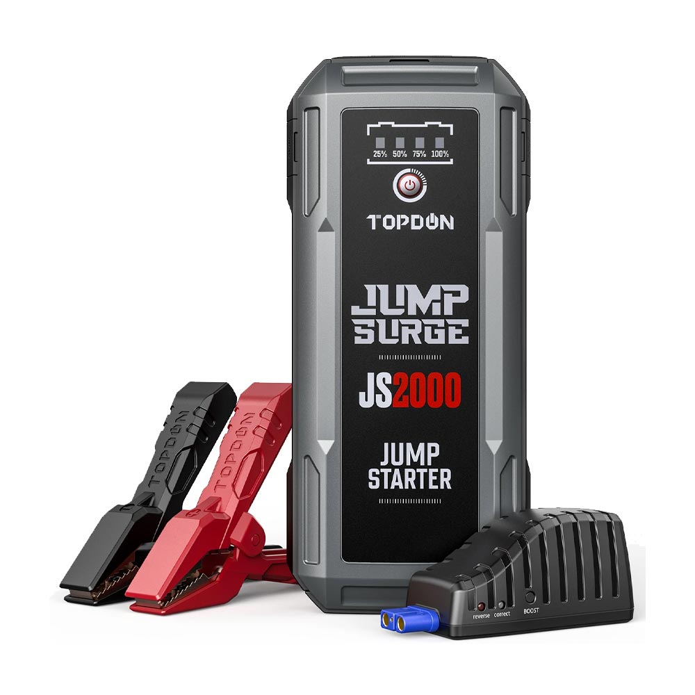 TOPDON JumpSurge2000 Power Bank and Jump Starter for 12V Battery Vehicles