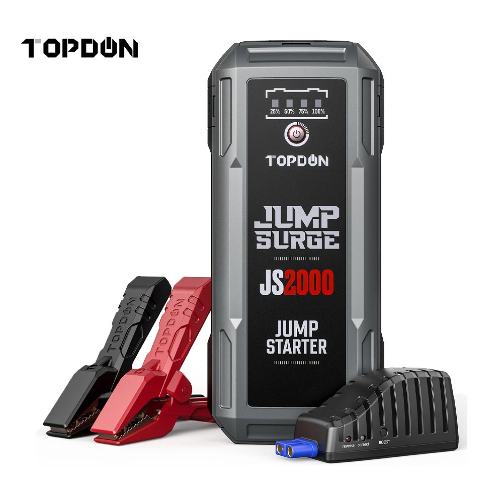 TOPDON JumpSurge2000 Power Bank and Jump Starter for 12V Battery Vehicles