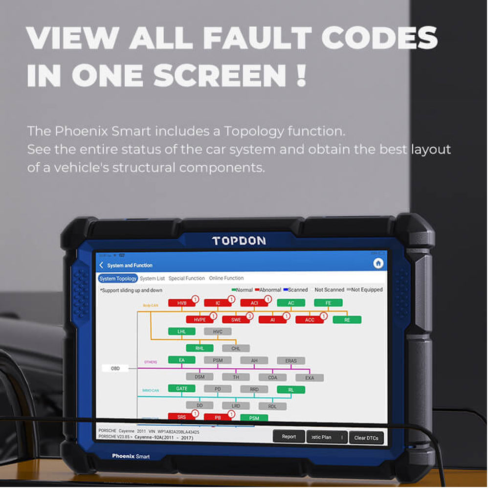 TOPDON - Phoenix Smart - Intelligent Diagnostic Scanner (Open Box)