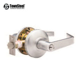 TownSteel - CSRC-84-S - Commercial Lever Set Handle - Clutch Lever Set - 2-3/4 " Backset - Satin Chrome - Classroom - Grade 2