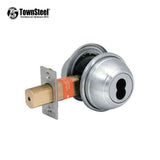 TownSteel - DBDI-61 - Commercial Deadbolt - Single - IC Core (SFIC) - 2-3/4  Backset - Satin Chrome - Grade 1