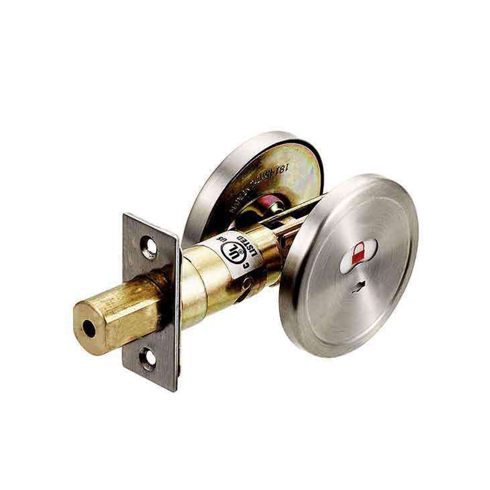 TownSteel - DBT-70 - Commercial Deadbolt - Indicator w/ Thumb Turn - Satin Chrome - Grade 2