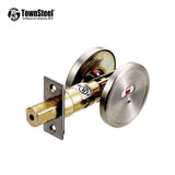 TownSteel - DBT-70 - Commercial Deadbolt - Indicator w/ Thumb Turn - Satin Chrome - Grade 2