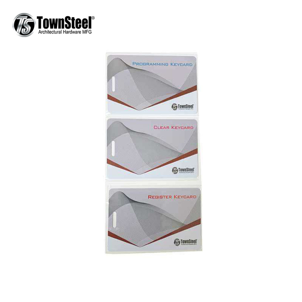 TownSteel - Proximity Lock Programming Card Pack - Register - Program - Clear