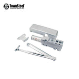 TownSteel - TDC40- Commercial Door Closer - Cush Arm - Cast Iron w Aluminum Finish- Grade 1