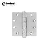 TownSteel - THBB 168 - Door Hinge - 4.5 x 4.5 - Heavy Weight - 4 Ball Bearings - 26D - Satin Chrome