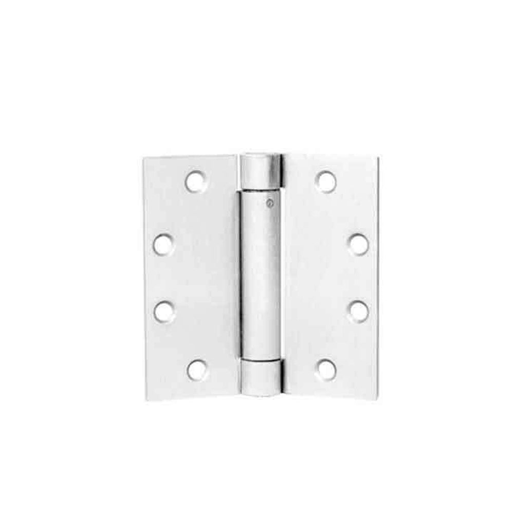 TownSteel - THSP 179 - Door Hinge - 4.5" x 4.5" - Commercial Weight Spring Hinge - 26D - Satin Chrome