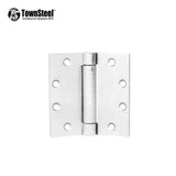 TownSteel - THSP 179 - Door Hinge - 4.5" x 4.5" - Commercial Weight Spring Hinge - 26D - Satin Chrome