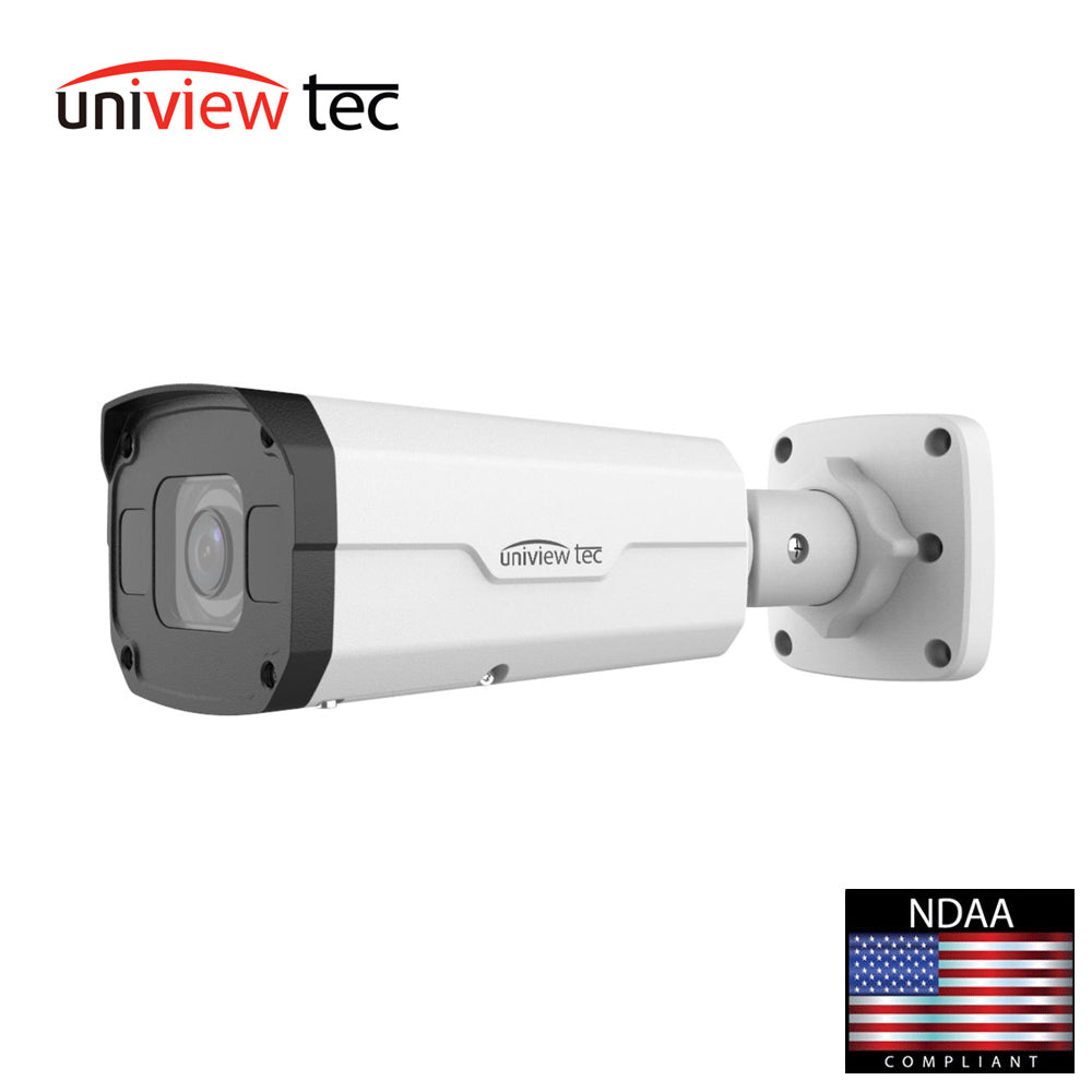 Uniview Tec IPB4213MAIX IR Bullet Camera 2.7 to 13.5mm 4MP True Day/Night WDR Lighthunter Varifocal Lens Built-in Microphone