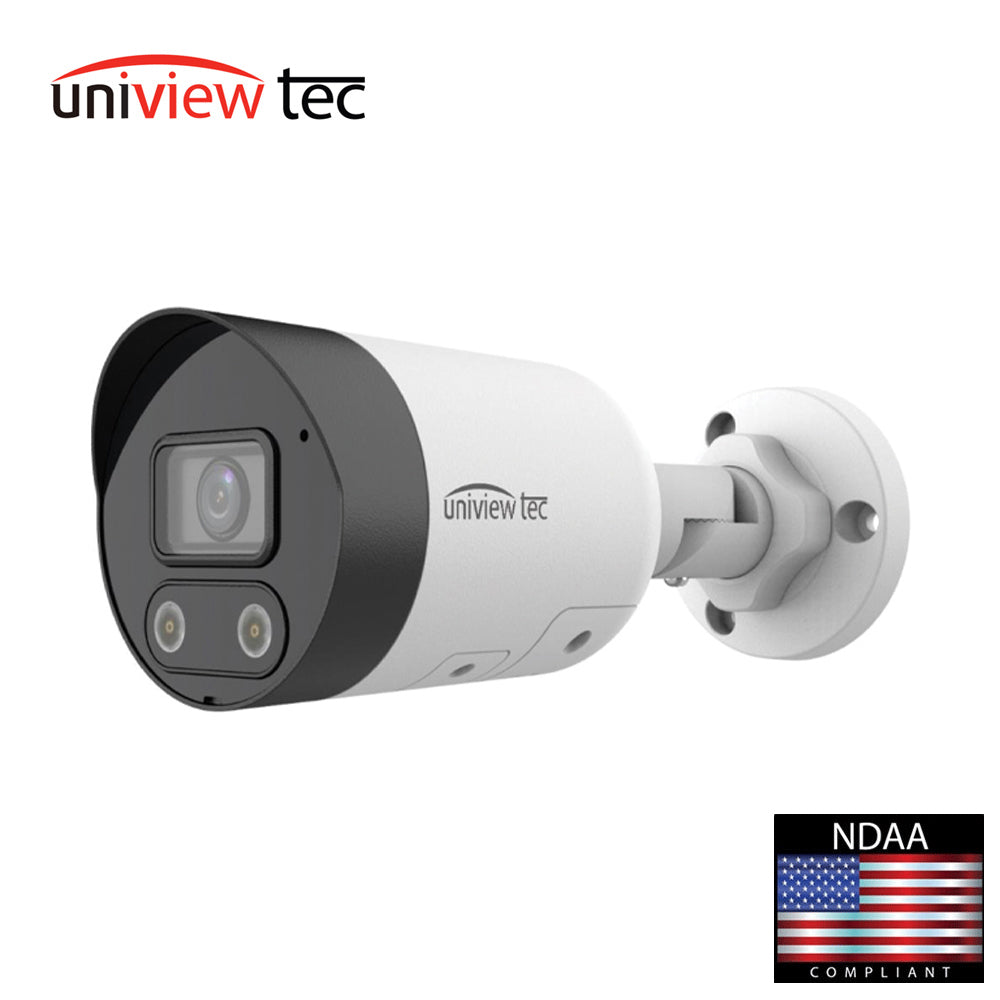 Uniview Tec IPB4K28AIX IR Bullet Camera 2.88mm 4K 8MP Triple Video Streams True Day/Night WDR Fixed Lens