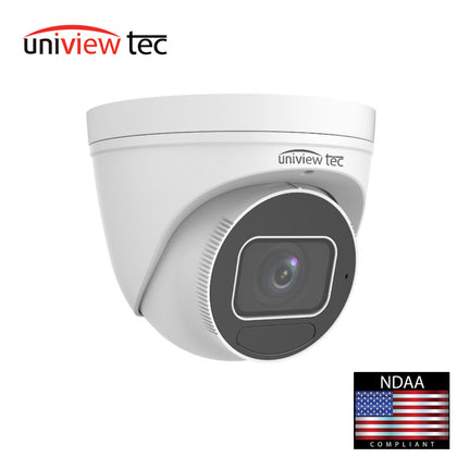 Uniview Tec IPT4213MAIX IR Turret Camera 2.7 to 13.5mm 4MP True Day/Night WDR LightHunter Varifocal Lens Built-in Microphone