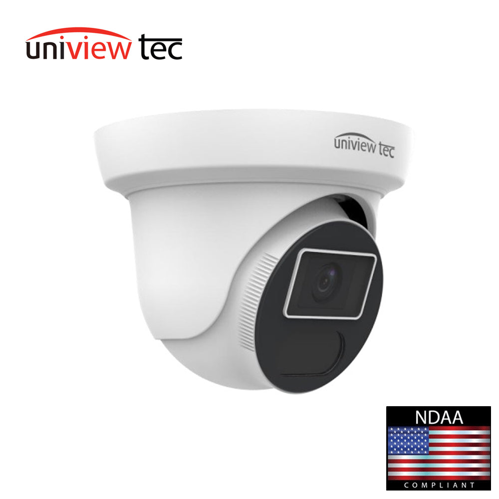 Uniview Tec IPT4M28X IR Turret Camera 2.8mm Wide Angle 4mp Lighthunter WDR