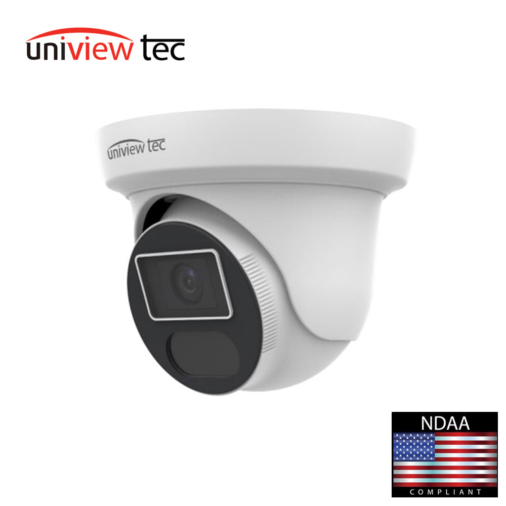 Uniview Tec IPT5M28X IR Intelligent Turret Camera 2.88mm 5MP True Day/Night Lighthunter WDR Built-in Microphone