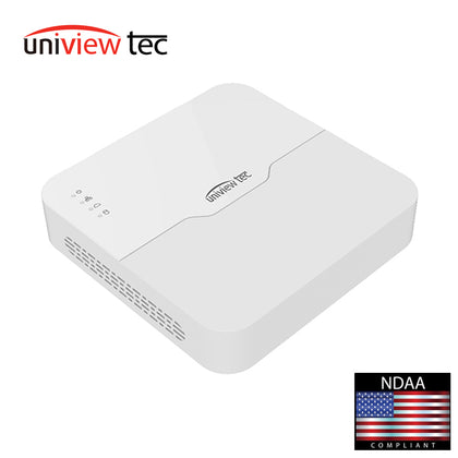 Uniview Tec NR081XP Network Recorder 8ch 8 PoE 4K Resolution H.265 NVR