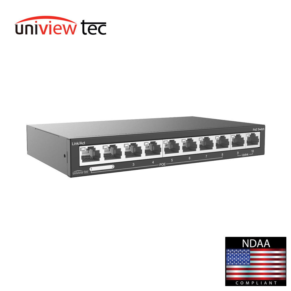 Uniview Tec NSW08PX 8-Port PoE Network Switch