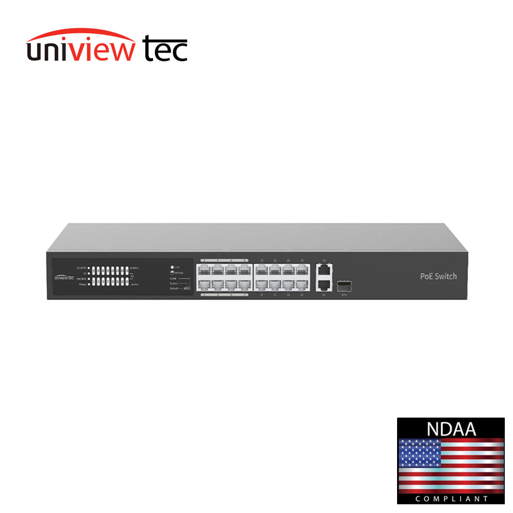 Uniview Tec NSW162PX 16-Port PoE Network Switch