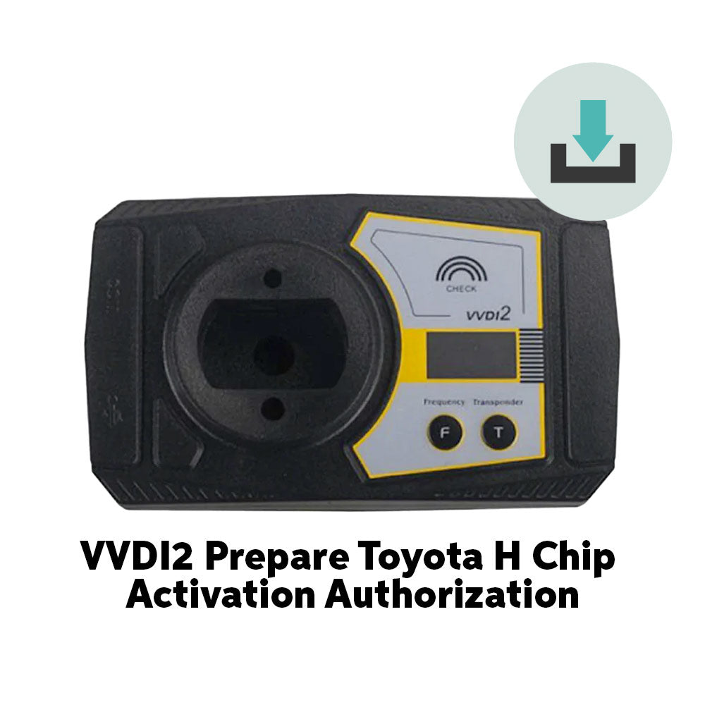 Xhorse VVDI2 Prepare Toyota H Chip (128-bit) Activation Software