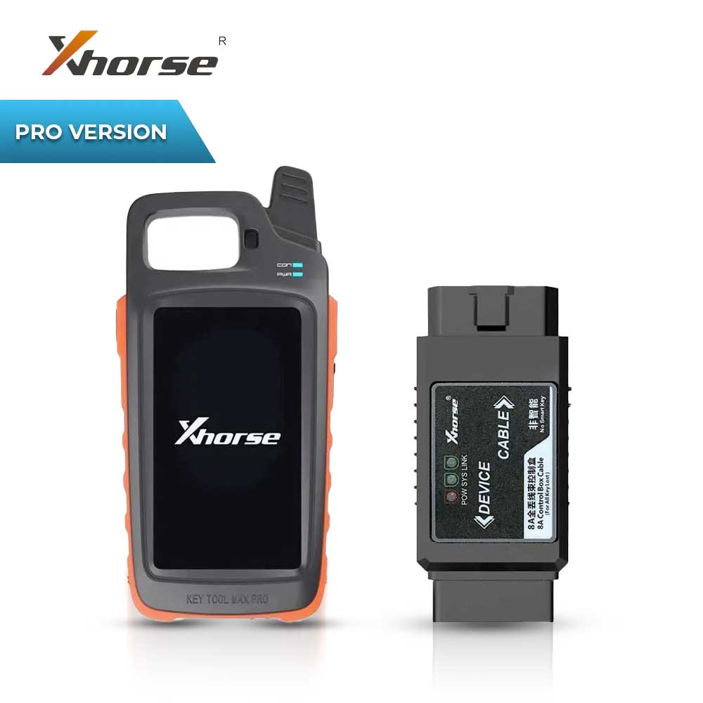 XHORSE VVDI Key Tool MAX PRO with 8A Control Box Cable Key Adapter for All Keys Lost for Toyota