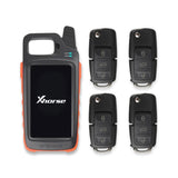 Xhorse VVDI Key Tool MAX PRO Remote Generator and 4 PCS VVDI2 Volkswagen 786 B5 Style Special Remote Key 3 Buttons