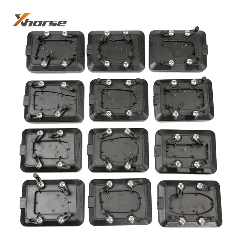 Xhorse Key Tool XDKTR0 Renew Adapter 1-12 Full Set 12PCS For Mini Key Tool/Key Tool Max/VVDI Key Tool