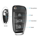 Audi A6L Q7 Intelligent Folding Remote Control Key For VVDI2 Mini Remote Programmer