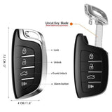 Universal Wireless Smart Key with Proximity Function Colorful Crystal Style 4B for VVDI Key Tool