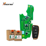 Xhorse XZADM1EN Audi Smart Key 3 Buttons PCB Board for VVDI Key Tool