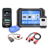 XTOOL - D9S PRO - Full System Diagnostic Tool and KC501 Key Chip Programmer with Blue Smart Key Emulator and Adapters Kit