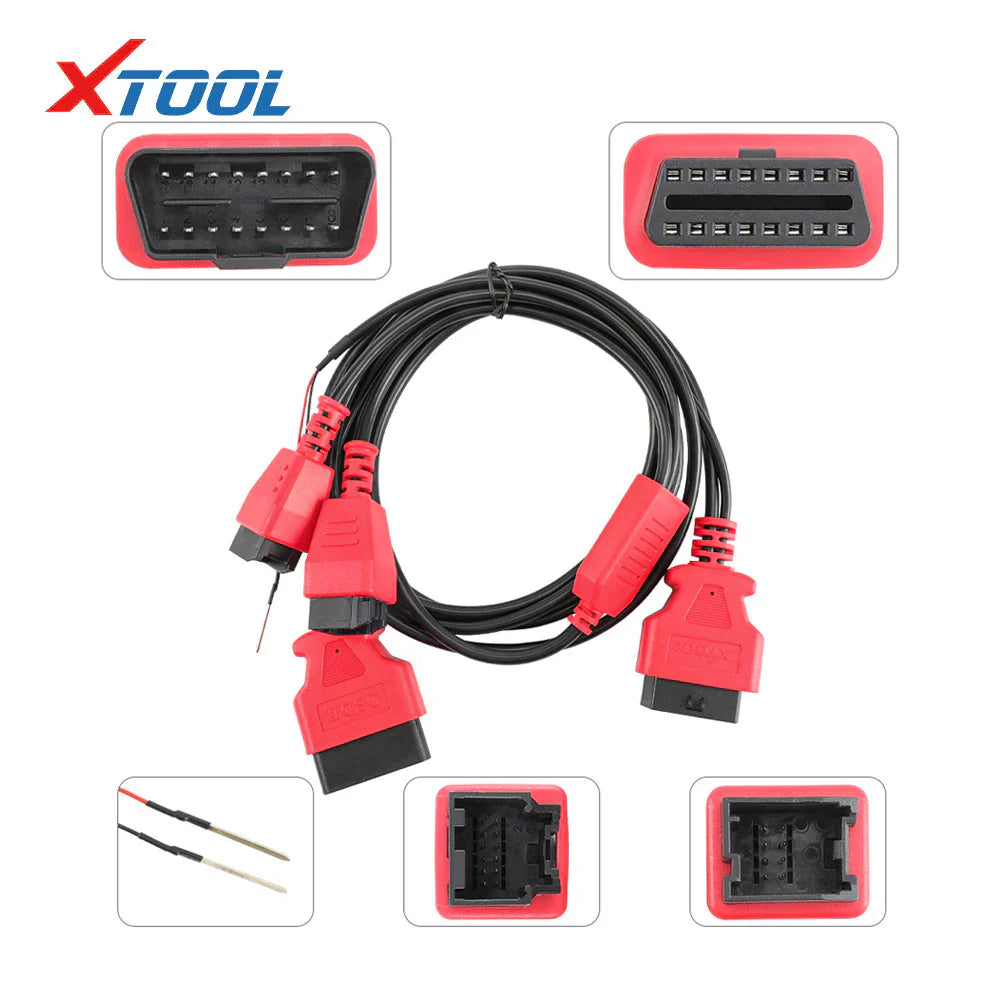 XTOOL - D9S PRO - Full System Diagnostic Tool and KC501 Key Chip Programmer with Blue Smart Key Emulator and Adapters Kit