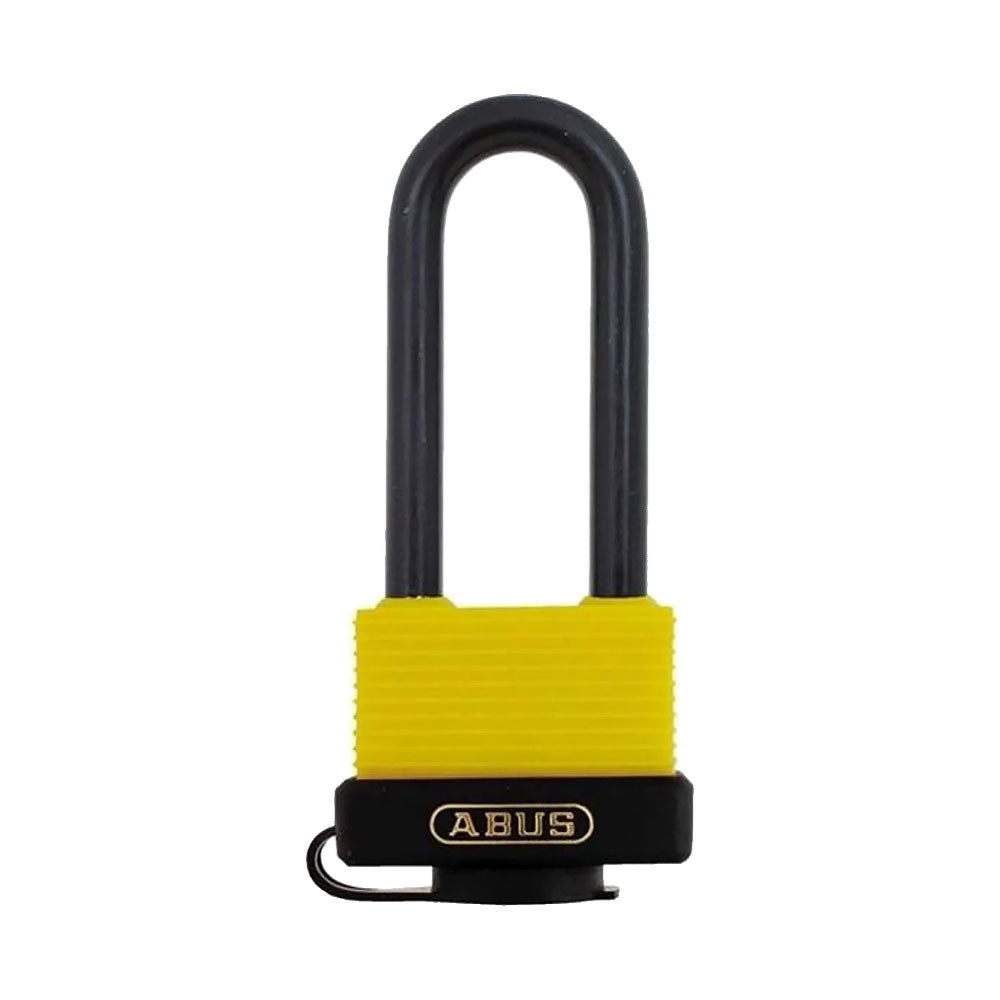 ABUS - 70/45HB63 - Self-Locking Double Bolted Yellow Colored Marine Grade Brass Padlock with Optional Keying - 1-59/64 Inch Width