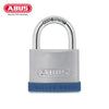 ABUS - 5/50HB25 - Rustproof Solid Zinc Silver Padlock with Silicone Bumper and Optional Keying - 2 Inch Width