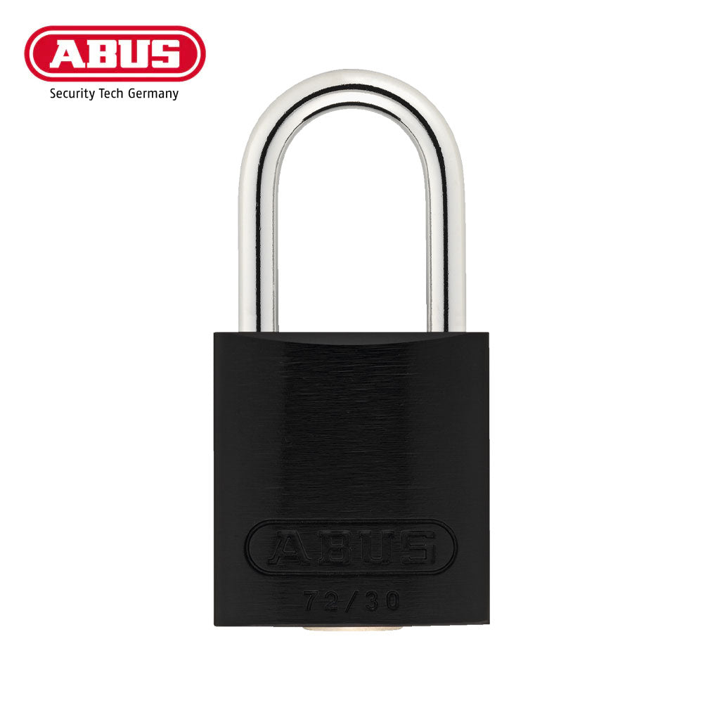 ABUS - 72/30 - Extreme Heat Resistant Rekeyeable Solid Anodized Aluminum Padlock with Optional Finish and Optional Keying - 1-17/64 Inch Width