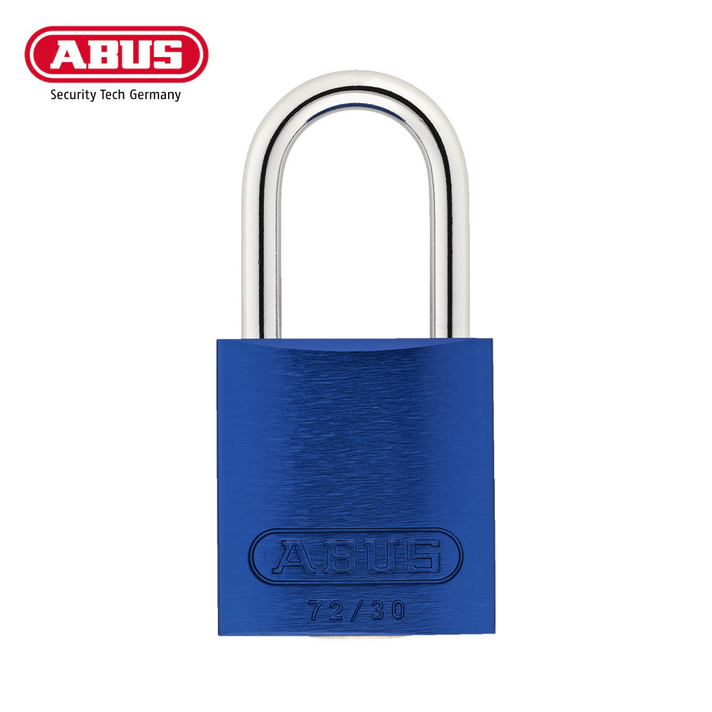 ABUS - 72/30 - Extreme Heat Resistant Rekeyeable Solid Anodized Aluminum Padlock with Optional Finish and Optional Keying - 1-17/64 Inch Width