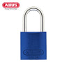 ABUS - 72/30 - Extreme Heat Resistant Rekeyeable Solid Anodized Aluminum Padlock with Optional Finish and Optional Keying - 1-17/64 Inch Width