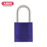 ABUS - 72/30 - Extreme Heat Resistant Rekeyeable Solid Anodized Aluminum Padlock with Optional Finish and Optional Keying - 1-17/64 Inch Width