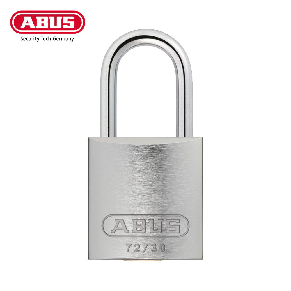 ABUS - 72/30 - Extreme Heat Resistant Rekeyeable Solid Anodized Aluminum Padlock with Optional Finish and Optional Keying - 1-17/64 Inch Width