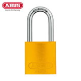 ABUS - 72/40HB40 - Corrosion Resistant Anodized Aluminum Padlock - 1-1/2 Inch Shackle with Optional Keying and Optional Finish