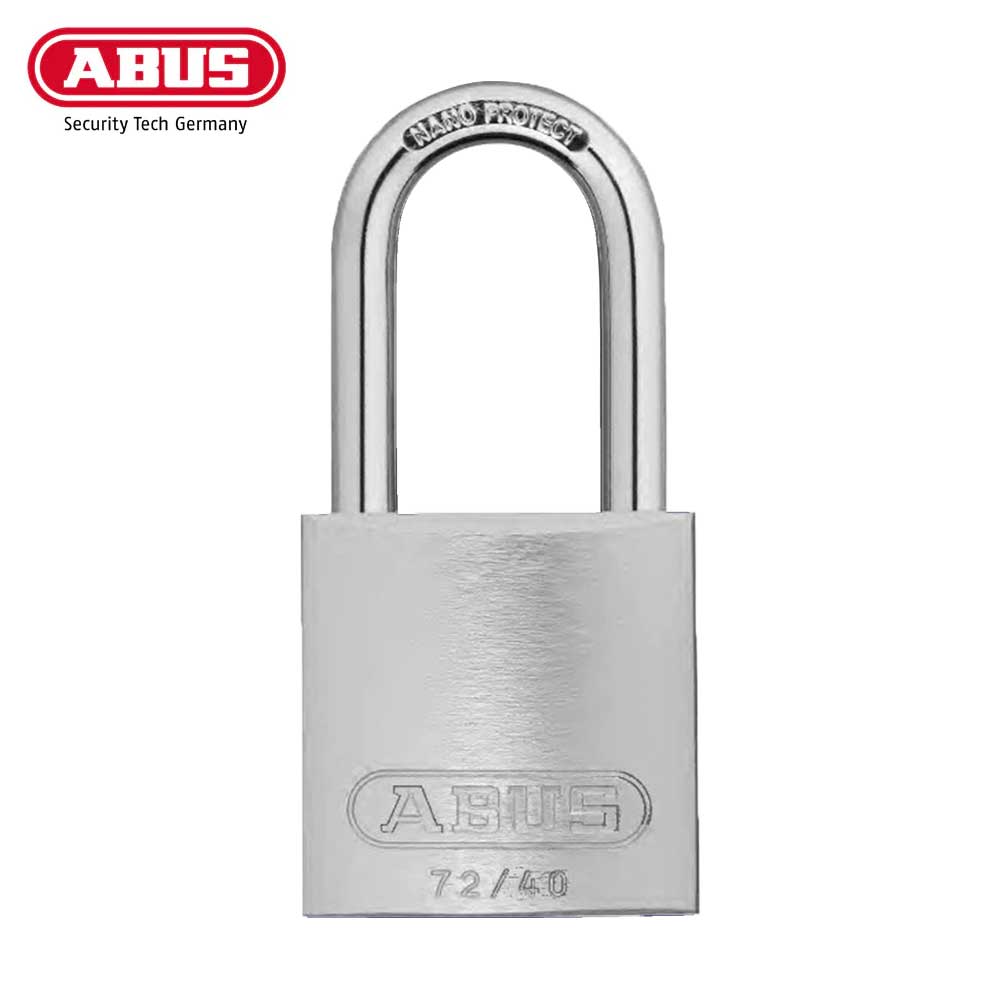 ABUS - 72/40HB40 - Corrosion Resistant Anodized Aluminum Padlock - 1-1/2 Inch Shackle with Optional Keying and Optional Finish