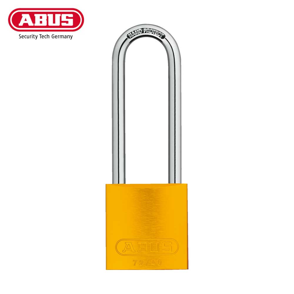 ABUS - 72/40HB75 - Extreme Heat and Corrosion Resistant Aluminum Padlock with Optional Finish and Optional Keying - 1-17/32 Inch Width