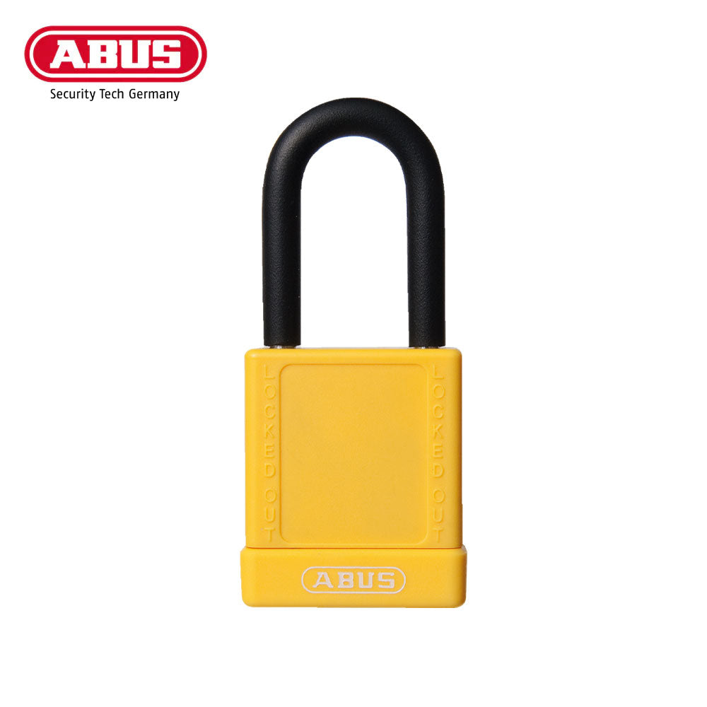 ABUS - 74/40 - Synthetic Coated Corrosion and Chemical Resistant Aluminum Padlock with Optional Keying and Optional Finish - 1-37/64 Inch Width