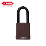 ABUS - 74/40 - Synthetic Coated Corrosion and Chemical Resistant Aluminum Padlock with Optional Keying and Optional Finish - 1-37/64 Inch Width